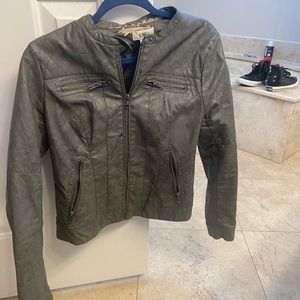 CATO grey leather jacket